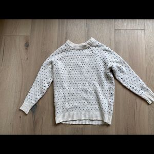 Aerie knit sweater with hearts